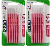 Gum 2614 - Proxabrush Bidirection 1,2 Brosse interdentaire - Lot de 2
