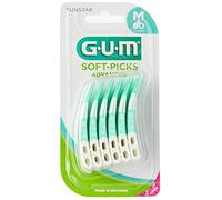 GUM 650 SOFTPICKS Advanced Regular 60 Unités, Noir, Standard
