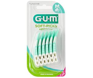 Gum 650 SOFTPICKS Advanced Regular 60 Unités, Noir, Standard