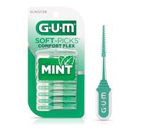 GUM -6705R Soft-Picks Comfort Flex Lot de 80 pics dentaires à la menthe, nouvelle saveur de menthe revigorante