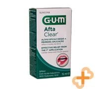 GUM Afta Transparent Spray Bouche Plaies Effectif Soulagement Multidirectionnel