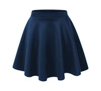 Gum & Berries Jupe Patineuse pour Filles évasée Taille Haute Flippy Stirata Mini Tutu Jupes d'école Fantaisie Bleu Marine 13-14 Ans