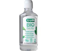 GUM GUM Bio-formule biologique 500 ml [Menthe biologique] [sans alcool] [Avec aloe vera qui protège vos ences] [saveur rafraîchissante] [Certifié biologique et végétalien]