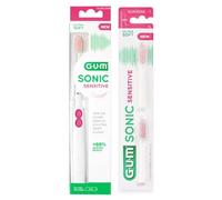 Gum Brosse à Dents Electrique N°4101 Sonic Sensitive Ultra Soft + Recharge 2 unités