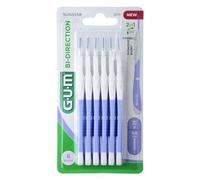 Gum Brossette Interdentaire Bi-Direction 0,6mm Bleu Lavande 6 Unités