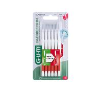 GUM Brossettes Interdentaires Bi-direction 0,8mm Boîte de 6