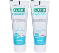 GUM Dentifrice Gingidex Gel Dentaire 2x75 ml