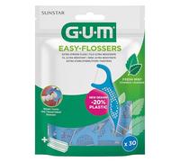 Gum Fil Dentaire Easy Flossers Ciré Menthe Fraîche 30 unités