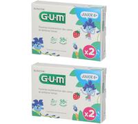 GUM® JUNIOR Gel Dentifrice +6 ans Tutti Frutti Dentaire 2x100 ml