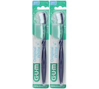 GUM® Original White Brosse à dent compacte souple Brosse(S) À Dents 2x1 pc(s)