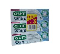 Gum Original White dentifrice blanchissant 3x75 ml
