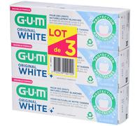 GUM Original White Dentifrice Lot de 3 x 75 ml Dentifrice(S) 225