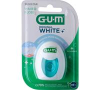 Gum® Original white fil dentaire ciré fluoré Fil 30 m