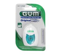 Gum® Original white fil dentaire ciré fluoré Fil 30 m