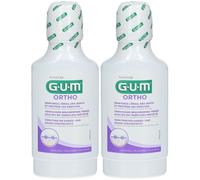 GUM® Ortho Bain de Bouche De 2x300 ml