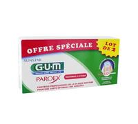 GUM Paroex dentifrice attaque lot de 2x75ml