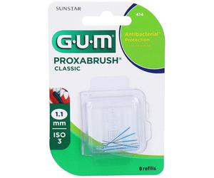 GUM® Proxabrush® Classic Recharge Brossette interdentaire conique 1,1 mm vert Brosse(S) À Dents 8 pc(s)