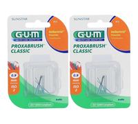 GUM® Proxabrush® Classic Recharge Brossette interdentaire cylindrique 0,9 mm orange Set(S) 2x8 pc(s)