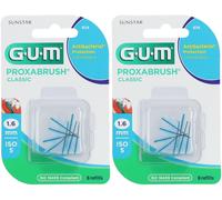 GUM® Proxabrush Classic Support de brossette interdentaire en recharges Set(S) 2x8 pc(s)