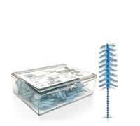 GUM Proxabrush Go-Betweens Lot de 200 recharges en vrac extra larges avec poignée permanente compatible Brosses interdentaires réutilisables