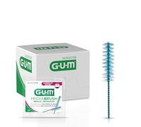 GUM Proxabrush Go-Betweens Lot de 36 recharges modérées avec poignée permanente compatible, échantillon professionnel, 612PQA