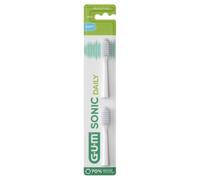 GUM® SONIC DAILY Brossette de rechange Blanc Brosse(S) À Dents 2 pc(s)