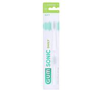 Gum recharges sonic daily brosse à dents blanc