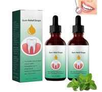 Gum Regrowth Drops,Gingival Care and Restoration Agent,Natural Gentle Gum Restore Plus Liquid Drops,Receding Gum Repair,Rejuvenate Your Gums with Ease,Gum Health Promotes,Keep Teeth and Gum Healthy