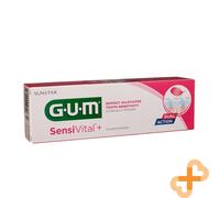 GUM Sensivital Dentifrice Fluorure 75ml Rapidement Atténue Les Dent Sensibilité