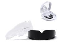 Gum Shield Lot de 2 protège-dents pour enfants (5 à 8 ans) - Protège-dents junior pour rugby, hockey, boxe