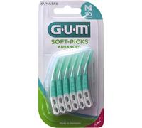 Gum Soft Picks Advanced pour nettoyer les dents et gencives avec un étui de transport, Lot de 30 pièces