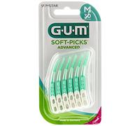 Gum Soft Picks Advanced pour nettoyer les dents et gencives avec un étui de transport, Lot de 30 pièces