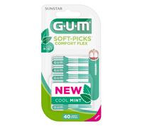 GUM® Soft-Picks® Comfort Flex Medium Mint Bâtonnet(S) 40 pc(s)