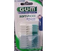 Gum Soft-Picks Interdentaires Large 40 Pièces Gross Gumsoft Softpicks 240St