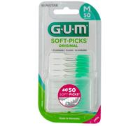 GUM Cure-dents interdentaires Soft-Picks Original Medium 50 unités