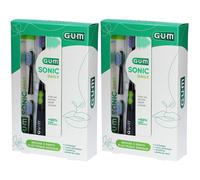GUM Sonic Daily Brosse à Dents Électrique Sonique Brosse(S) À 2x1 pc(s)