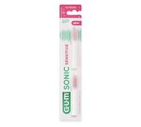 GUM Brosse à dents Sonic Sensitive Recharge 4111 2 Unités
