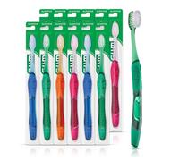 GUM Technique Lot de 6 brosses à dents Deep Clean 525 Soft Compact, Premium pack