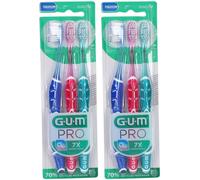 GUM® Technique PRO Brosse à dents Adultes medium Brosse(S) À Dents 2x3 pc(s)