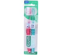 GUM® Technique PRO Compact Brosses à dents Adultes medium 1528 Brosse(S) À Dents 2 pc(s)