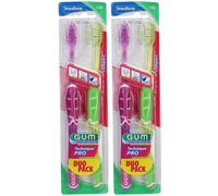 GUM® Technique PRO Compact Brosses à dents Adultes medium 1528 Brosse(S) À Dents 2x2 pc(s)