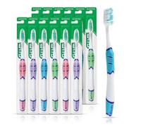 GUM Technique Sensitive Care Lot de 12 brosses à dents 516PG Tête complète Poils ultra-doux Échantillon professionnel