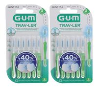 GUM® Trav-Ler 1,1 mm vert sapin Set(S) 2x1 pc(s)