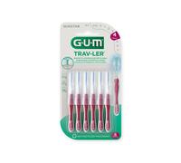 John O. Butler Brossettes interdentaires réutilisables GUM Trav-Ler 6 – Taille 1,4 mm