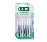 G.U.M Trav-Ler Interdental brossettes interdentaires 0,6 mm 4 pcs