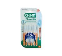 GUM Brossettes interdentaires réutilisables 0,9 mm – 6 unités