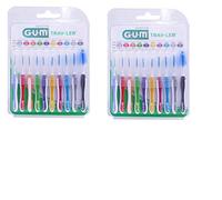 GUM Trav-Ler 9 Brossettes Interdentaires Lot de 2