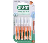 Gum TravLer Brossette Interdentaire Cylindrique 0,9mm 6 Unités