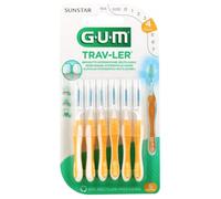 John O. Butler Brossettes interdentaires Trav-Ler 1514 1,3 mm – 6 unités – réutilisables