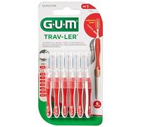 GUM Trav-Ler - Brossettes interdentaires 1314 0,8mm, 4 unités